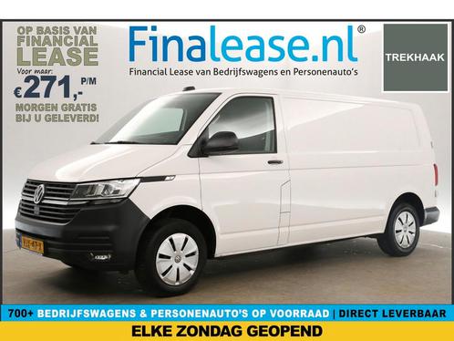 Volkswagen Transporter 2.0 TDI L2H1 Airco Cruise PDC €271pm, Auto's, Bestelauto's, Lease, Handgeschakeld, Diesel, Volkswagen, Wit