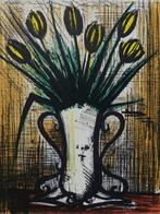 Bernard Buffet (1928-1999) - Les fleurs : 8 lithographies, Antiek en Kunst