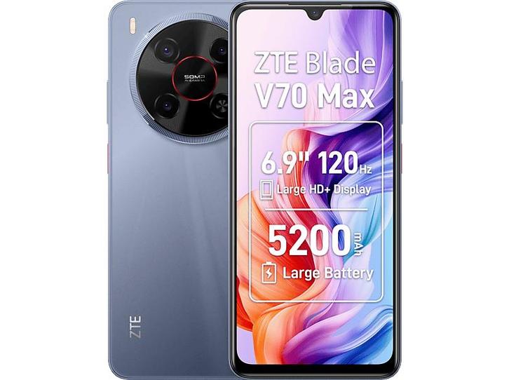 Zte -  Blade V70 Max - 4g 256 Gb  - Grijs, Telecommunicatie, Mobiele telefoons | Overige merken, Nieuw, Zonder abonnement, Verzenden