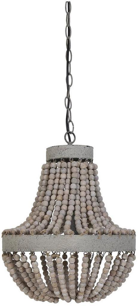 2dekans | Light & Living Hanglamp Luna - Grijs - Ø35,5 cm -, Huis en Inrichting, Woonaccessoires | Overige, Gebruikt, Ophalen of Verzenden