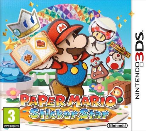Paper Mario Sticker Star (3DS Games) (Nintendo 3DS), Spelcomputers en Games, Games | Nintendo 2DS en 3DS, Zo goed als nieuw, Ophalen of Verzenden