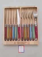 Laguiole - Jean Néron - Bestekset (12) - Staal, Bakeliet -, Antiek en Kunst, Antiek | Keukenbenodigdheden