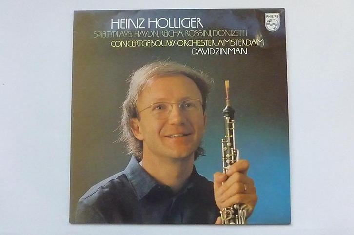 Hein Holliger plays haydn, reicha, rossini, donizetti - Davi, Cd's en Dvd's, Vinyl | Klassiek, Zo goed als nieuw, Verzenden