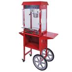 KuKoo Popcorn Machine & Kar/Onderstel - Retro look - Grote, Verzenden, Nieuw in verpakking