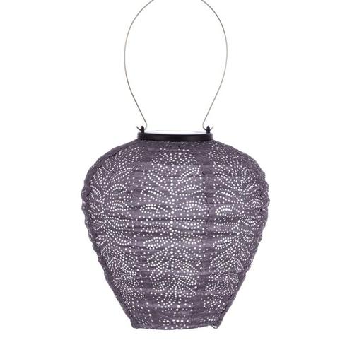 Solar Lampion Balloon - Folia Mauve Purple - 20 cm, Tuin en Terras, Buitenverlichting, Waterbestendig, Led, Zonne-energie, Minder dan 50 watt