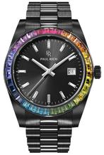 Paul Rich Legacy Rainbow Limited Black LEG01RA horloge, Sieraden, Tassen en Uiterlijk, Horloges | Heren, Overige merken, Staal