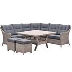 Garden Impressions Nova lounge dining set 6-delig - mystic, Tuin en Terras, Tuinsets en Loungesets, Verzenden, Nieuw