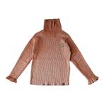 Koko Noko Ribbed Lurex Turtleneck Sweater (2Y) - Preloved, Verzenden, Nieuw