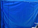 Zijwand Vouwtent Easy Up 2.5 mtr met deur rits kleur Blauw, Verzenden, Nieuw