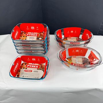 Partij - Pyrex ovenschalen 28x20cm 2,5l & 33x20 4,1 liter + beschikbaar voor biedingen