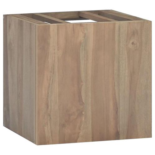 vidaXL Badkamerwandkast 46x25,5x40 cm massief teakhout, Huis en Inrichting, Kasten | Overige, Nieuw, Verzenden