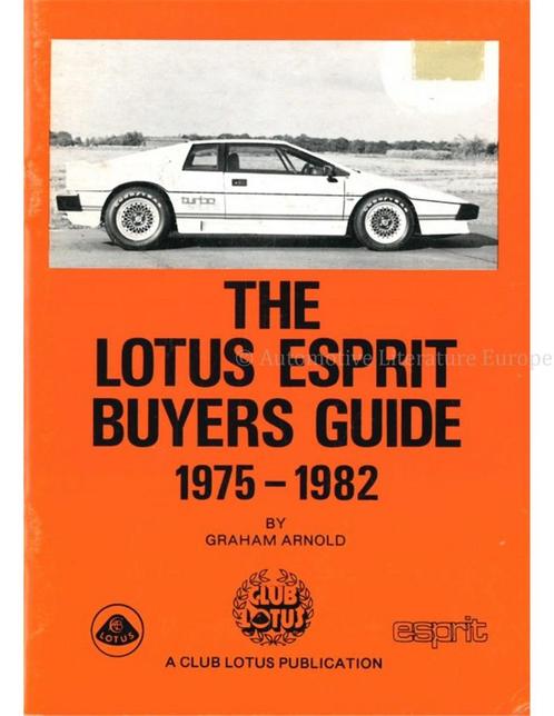 THE LOTUS ESPRIT BUYERS GUIDE 1975 - 1982, Boeken, Auto's | Boeken