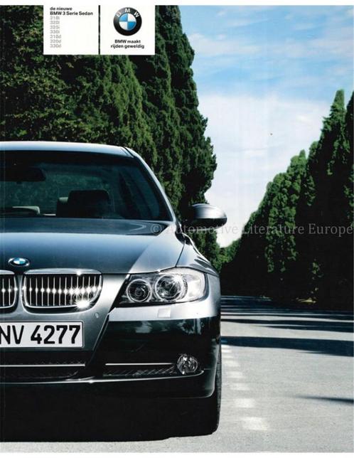 2005 BMW 3 SERIE SEDAN BROCHURE NEDERLANDS, Boeken, Auto's | Folders en Tijdschriften, BMW