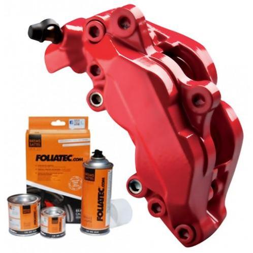 Foliatec Remklauwlakset | racing rosso mat | 3 Komponenten, Auto diversen, Tuning en Styling, Ophalen of Verzenden