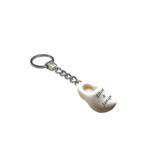 Sleutelhanger met 1 trouwklompje van 4 cm + tekst, Ophalen of Verzenden, Nieuw