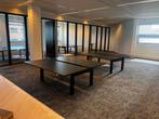 Refurbished Duo Zit Sta Bureau | Nieuwe Zwarte Bureaubladen, Verzenden, In hoogte verstelbaar, Zo goed als nieuw, Stabureau