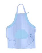 HEMA Schort katoen grijsblauw van €9.79 voor €5.87 sale, Verzenden, Nieuw, Blauw