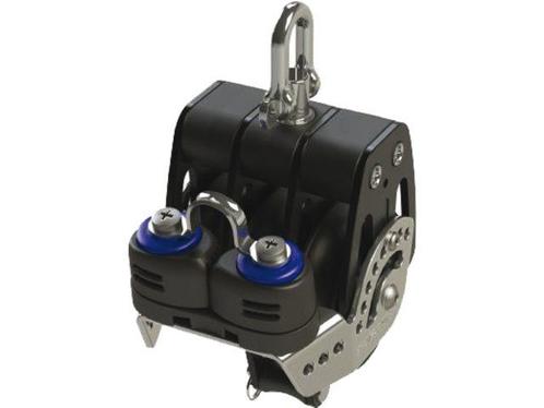 Lewmar HTX 50mm drieschijfsblok met hondsvot en klem, Watersport en Boten, Accessoires en Onderhoud, Ophalen of Verzenden