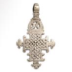 Ethiopisch Zilver Cross pendant (Zonder Minimumprijs), Antiek en Kunst