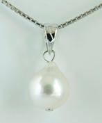 Zonder minimumprijs - Hanger - 18 karaat Witgoud Parel -