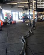 Rubber sportvloer tegel 50x50x3 PG crossfit gym fitness HIIT, Sport en Fitness, Ophalen of Verzenden, Nieuw