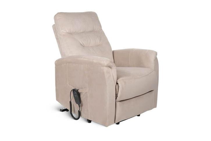 Gratis thuisdemonstratie I Pasera I Sta-op stoel garantie, Huis en Inrichting, Stoelen, Eén, Bruin, Nieuw, Stof, Ophalen of Verzenden