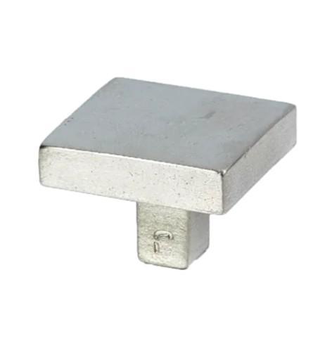 Meubelknop Jolie Carre 40 mm oud zilver, Doe-het-zelf en Verbouw, Hang- en Sluitwerk, Verzenden