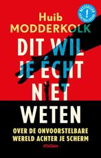9789463812788 Dit wil je echt niet weten, Verzenden, Nieuw, Huib Modderkolk