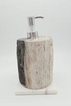 Versteend Hout Zeepdispenser (zie filmpje), Ophalen of Verzenden