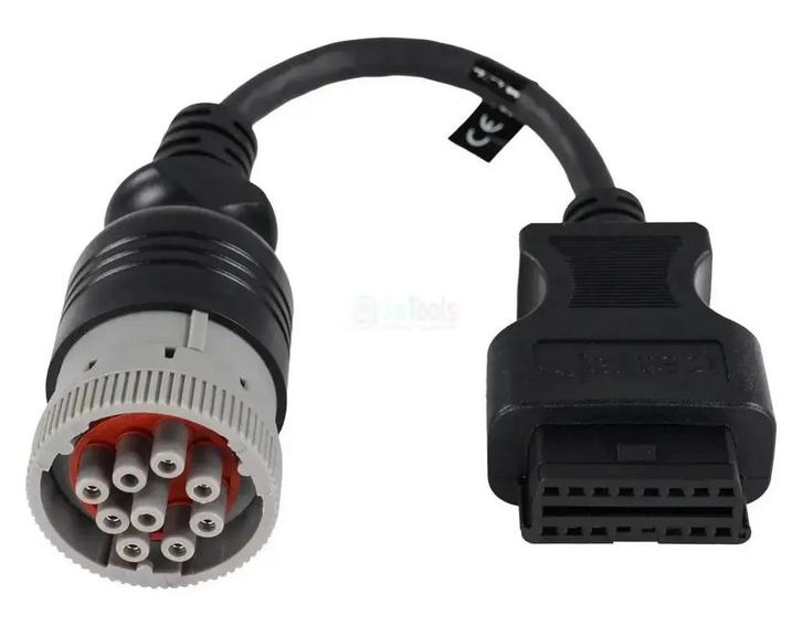 Jaltest (JDC505A) | CAT/Perkins 9-pins OBD - 16-pins OBD2 Ve, Auto diversen, Autogereedschap, Nieuw, Verzenden