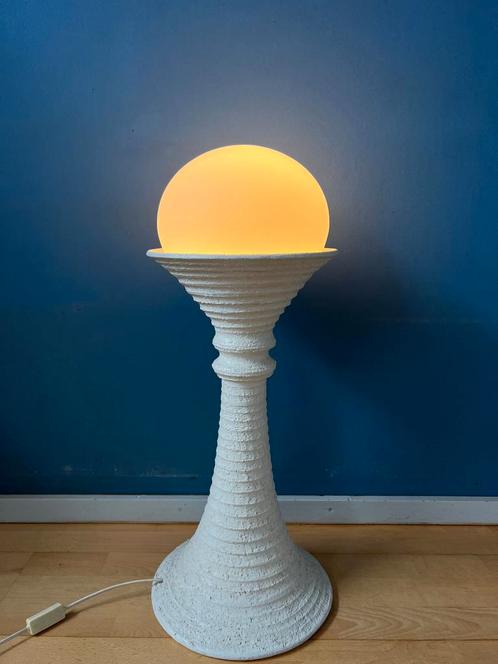 White Ceramic Mid Century Space Age Floor Lamp by Doria Leuc, Huis en Inrichting, Lampen | Vloerlampen, Nieuw, Ophalen of Verzenden