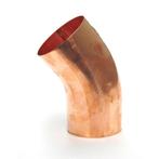 Koperen bocht 80mm 40gr mof x verjongd spie, Ophalen of Verzenden, Nieuw