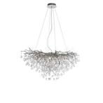 PAUL NEUHAUS Icicle Kroonluchter, zilver - 100 cm, Verzenden, Nieuw, Glas