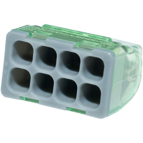 Lasklem - Vintex - 8 Polig - 0.2-2.5 mm2 - Grijs - 250 Stuks, Doe-het-zelf en Verbouw, Elektra en Kabels, Nieuw, Ophalen of Verzenden