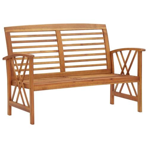 vidaXL Tuinbank 119 cm massief acaciahout, Tuin en Terras, Tuinbanken, Nieuw, Hout, Verzenden