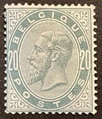 België 1883/1883 - Leopold II 20c parelgrijs - POSTFRIS -, Postzegels en Munten, Gestempeld