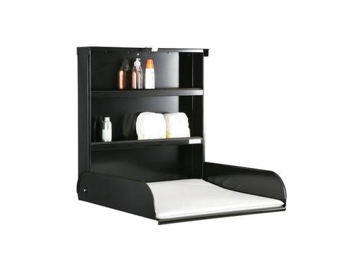 byBO - Opklapbare Wandcommode Pippi - Zwart, Huis en Inrichting, Woonaccessoires | Overige, Nieuw, Verzenden