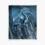 Fleecedeken - Silver Dragon - 150x200cm, Ophalen of Verzenden, Nieuw