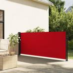 vidaXL Windscherm uittrekbaar 120x600 cm rood, Tuin en Terras, Verzenden, Nieuw