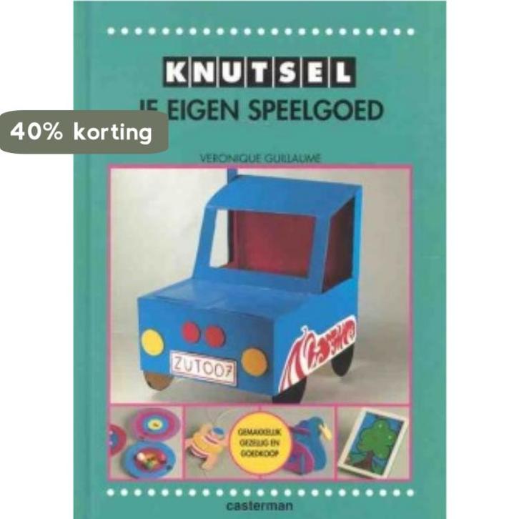 KNUTSEL JE EIGEN SPEELGOED / KNUTSELBOEKEN 9789030316169, Boeken, Kinderboeken | Kleuters, Gelezen, Verzenden