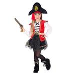Piraat Jurk Zwart Rood Meisje Tutu, Nieuw, Verzenden