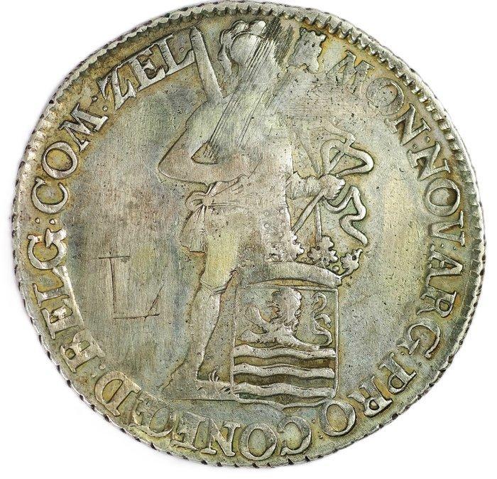 Nederland, Zeeland Zilveren Dukaat 1786 - Delm. 976 / CNM, Postzegels en Munten, Munten | Nederland