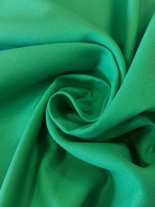 Prestigieus textiel van zuiver katoen in smaragdgroen met, Antiek en Kunst, Antiek | Kleden en Textiel
