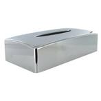 Facial tissue box houder chrome kunststof, Huis en Inrichting, Verzenden