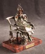 Georges Maxim (1885-1940) - sculptuur, la devideuse - 13