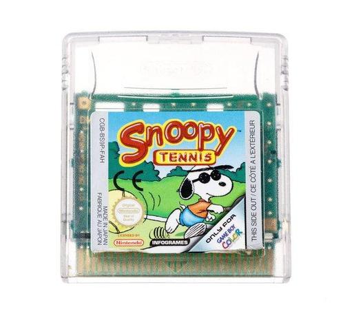 Snoopy Tennis [Gameboy Color], Spelcomputers en Games, Games | Nintendo Game Boy, Zo goed als nieuw, Ophalen of Verzenden