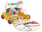 Eco Toys Geel 3-in-1 Speelkleed en Loopwagen HC623155, Verzenden, Nieuw