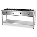 HCB Pannenkoekenfornuis – 4 branders – 4 x 8 kW – aardgas –, Verzenden, Nieuw in verpakking, Fornuis, Frituur en Grillen