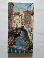 Ernesto Rispoli (1948) - Canale veneziano, Antiek en Kunst, Kunst | Schilderijen | Klassiek