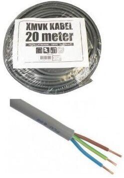 XMVK Stroomkabel rond 3x2.5mm² (20 meter), Doe-het-zelf en Verbouw, Elektra en Kabels, Nieuw, Verzenden